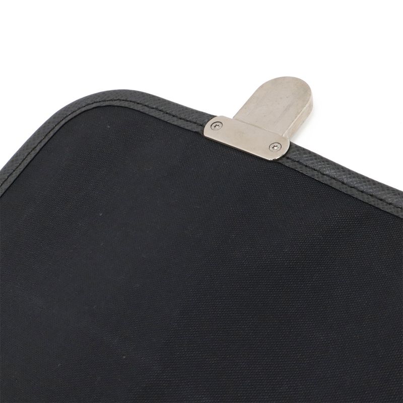 Louis Vuitton Taiga Alexei Shoulder Bag Crossbody Ardoise Black Silver Hardware