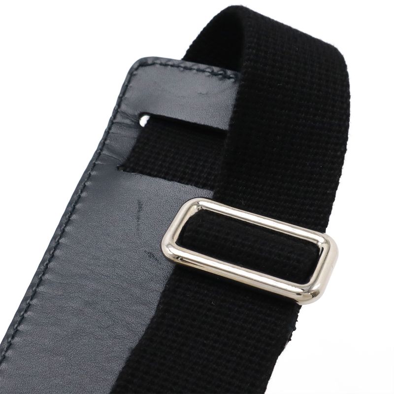 Gucci Guccissima Messenger Bag Shoulder Bag Crossbody Leather Navy Silver Hardware