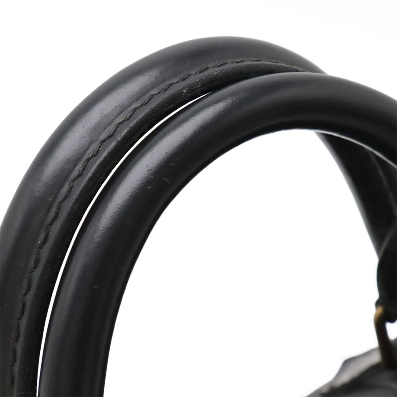 Louis Vuitton Epi Speedy 30 Handbag Mini Boston Bag Leather Noir Black Gold