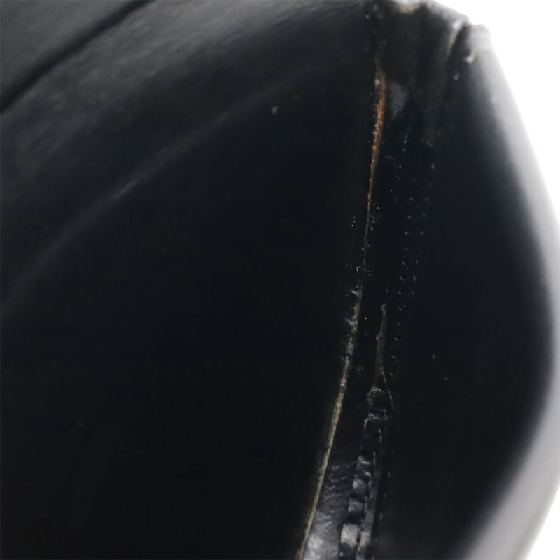 Cartier Pasha de Cartier Coin Case Coin Purse Leather Black Silver Hardware