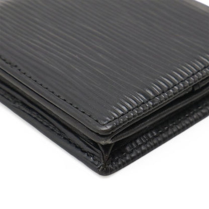 Louis Vuitton Epi Porte Monet Boite Coin Case Coin Purse Square Shape Leather