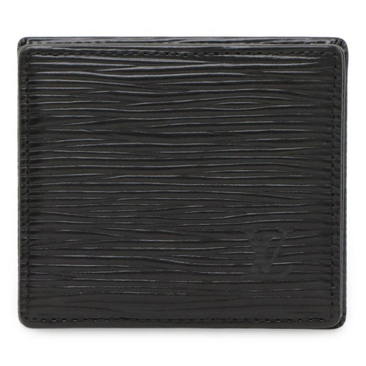 Louis Vuitton Epi Porte Monet Boite Coin Case Coin Purse Square Shape Leather