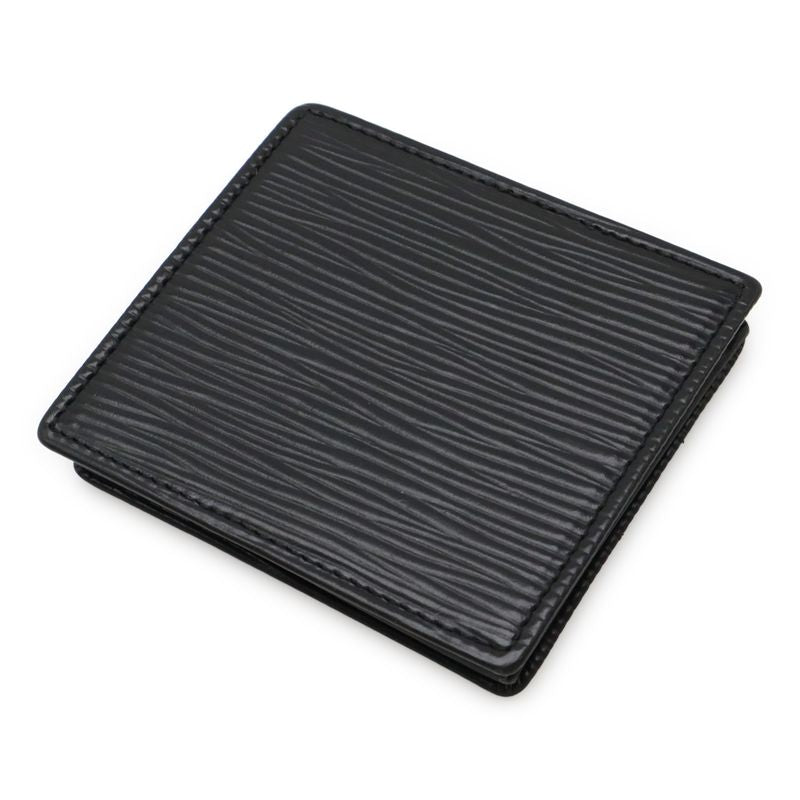 Louis Vuitton Epi Porte Monet Boite Coin Case Coin Purse Square Shape Leather