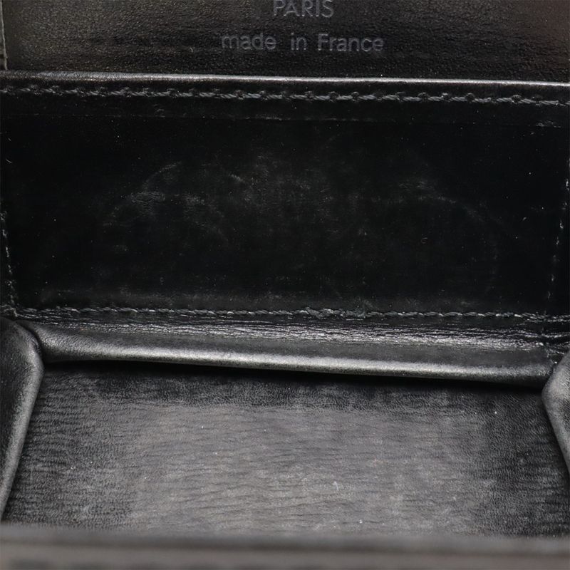 Louis Vuitton Epi Porte Monet Boite Coin Case Coin Purse Square Shape Leather
