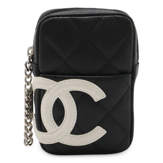 Chanel Cambon Line Cigarette Case Cigarette Case Iqos Icos Case Pouch Leather