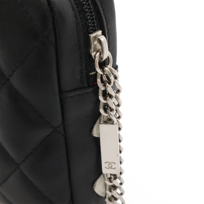 Chanel Cambon Line Cigarette Case Cigarette Case Iqos Icos Case Pouch Leather