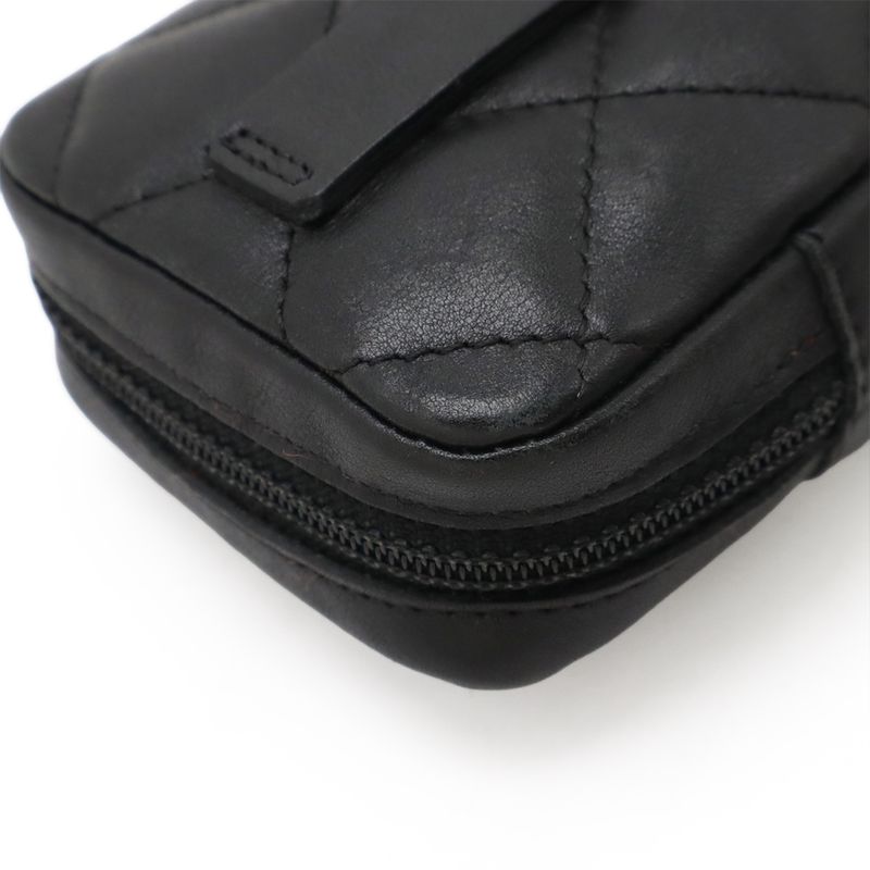 Chanel Cambon Line Cigarette Case Cigarette Case Iqos Icos Case Pouch Leather