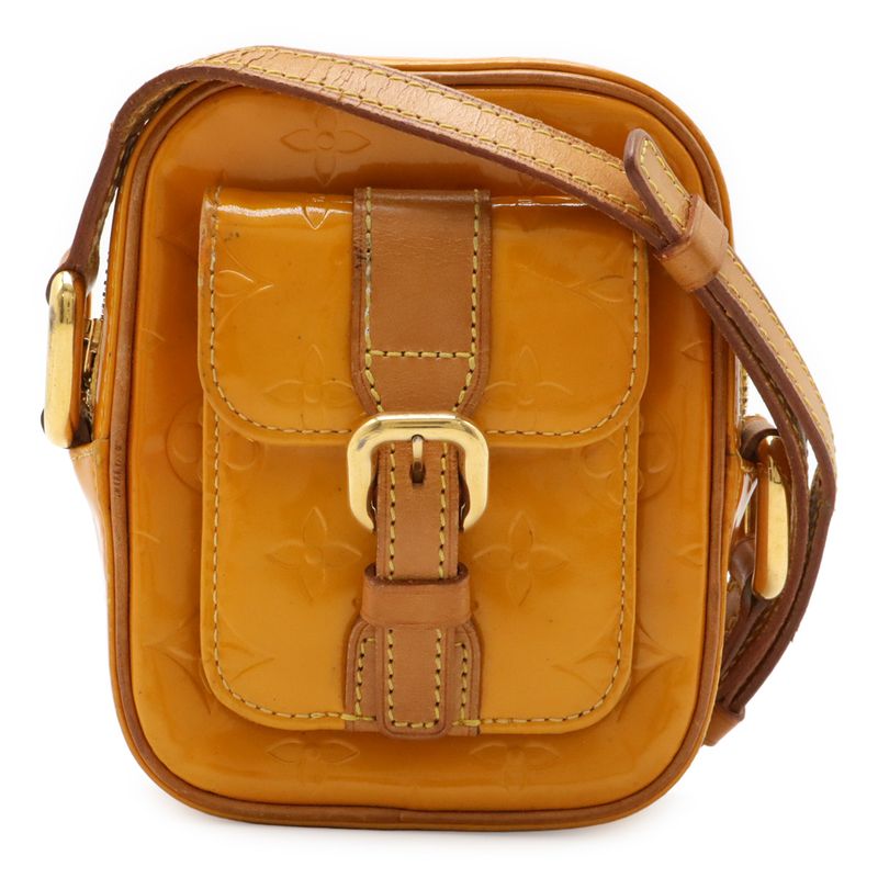 Louis Vuitton Monogram Vernis Christie PM Shoulder Bag Pochette Crossbody