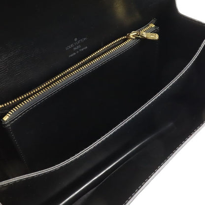 Louis Vuitton Epi Free Run Shoulder Bag Pochette Leather Noir Black Gold