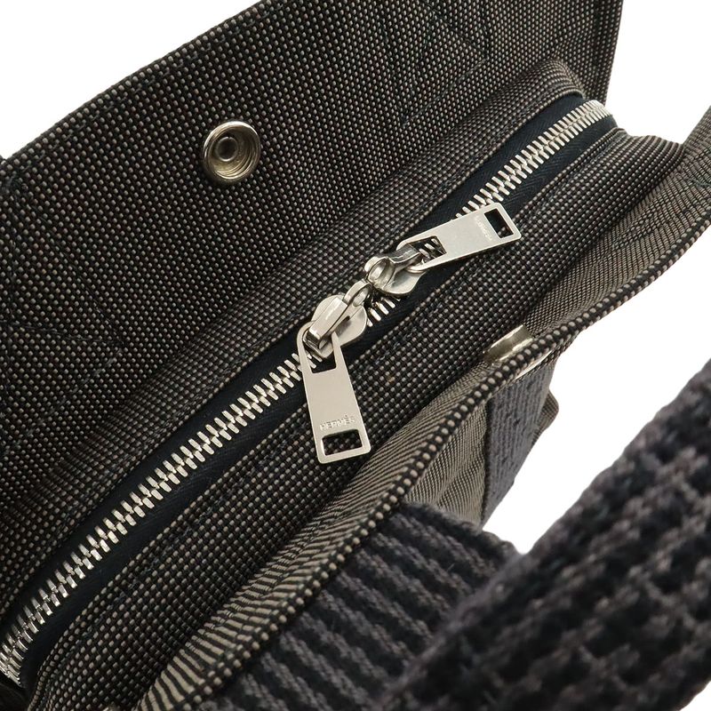 Hermes Her Line Sac a Dos PM Backpack Sac Backpack Shoulder Bag Canvas Gray