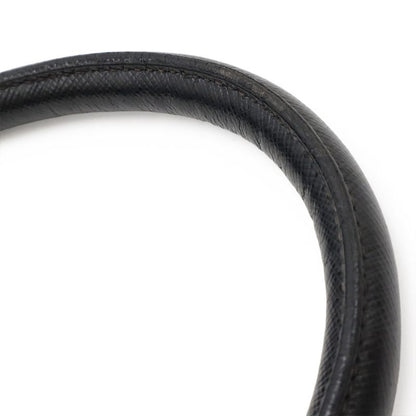 Prada Gather Tote Large Tote Handbag Leather Nero Black Gold Hardware Bn1232