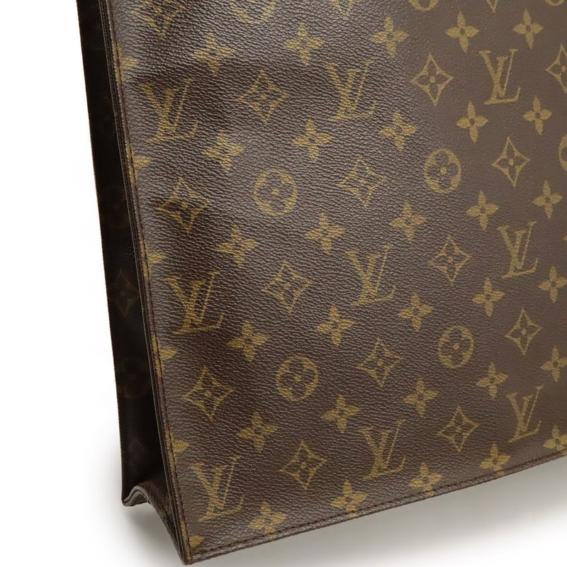 Louis Vuitton Monogram Sac Pla Tote Handbag Shopping Bag Business Bag Square