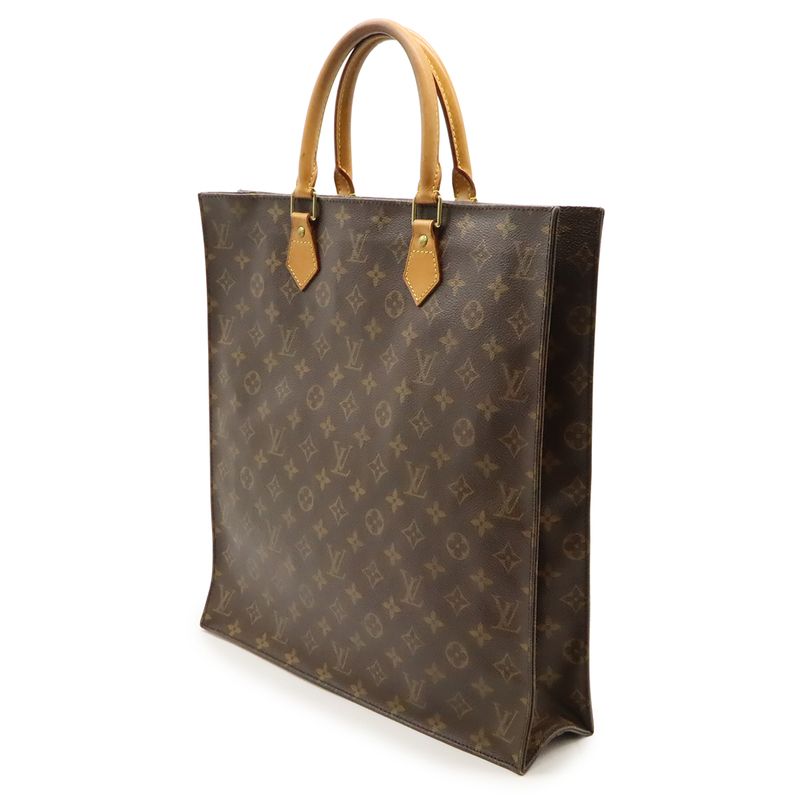 Louis Vuitton Monogram Sac Pla Tote Handbag Shopping Bag Business Bag Square