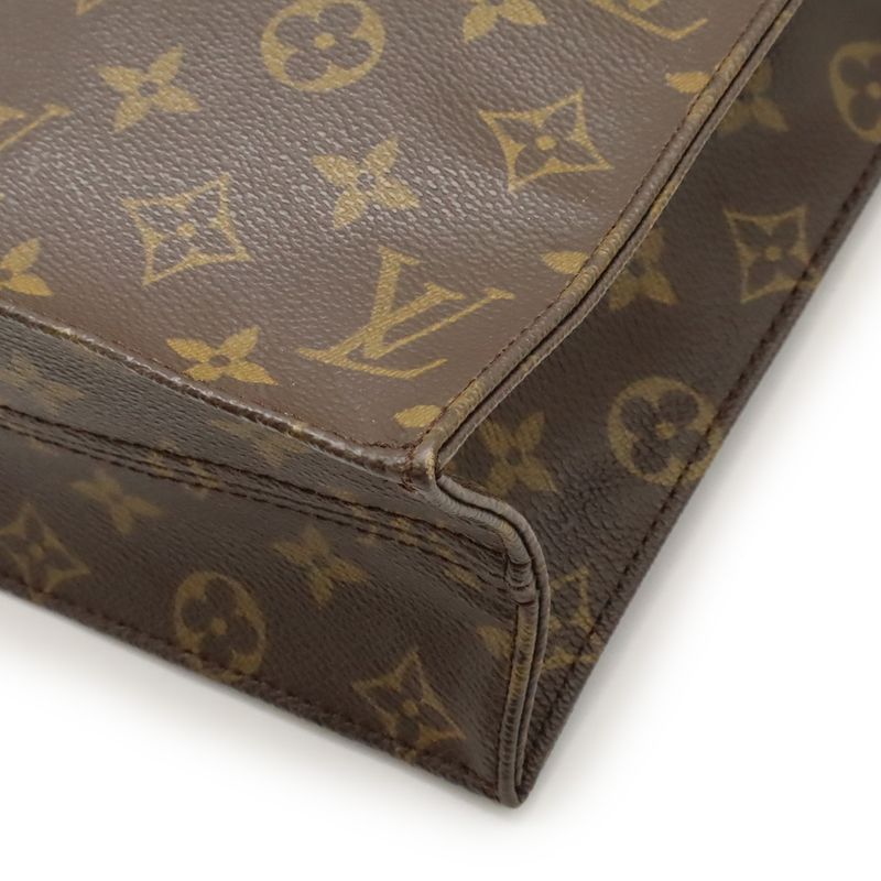 Louis Vuitton Monogram Sac Pla Tote Handbag Shopping Bag Business Bag Square