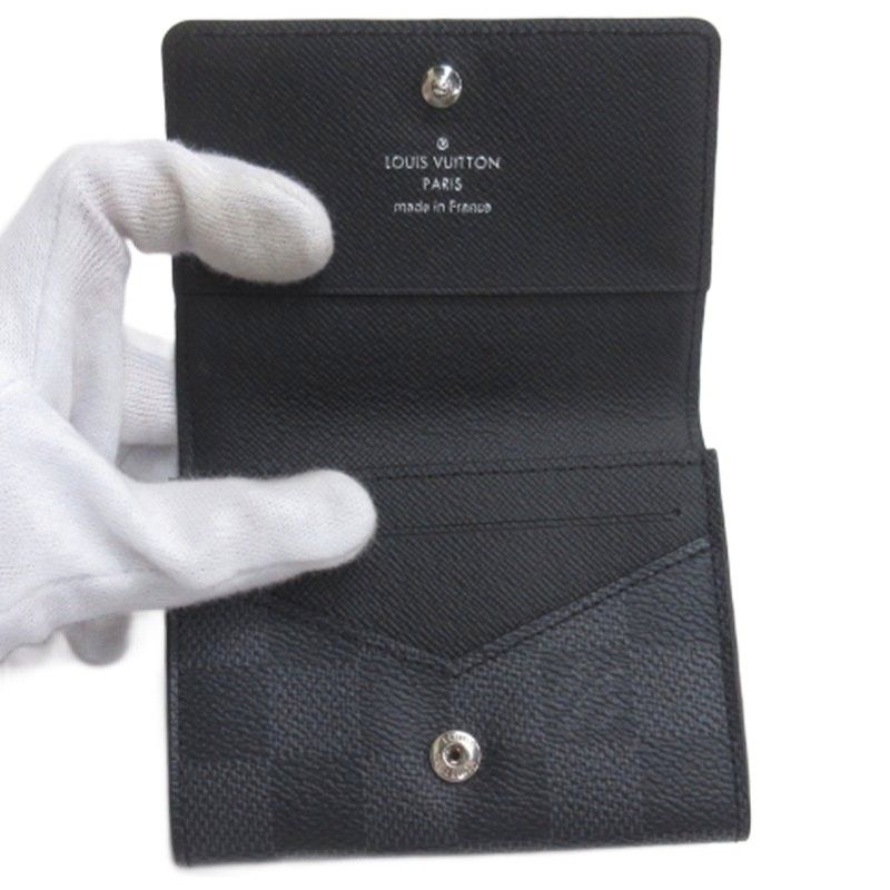 Louis Vuitton Damier Graphite Envelop Carte De Visite Card Case Business Card