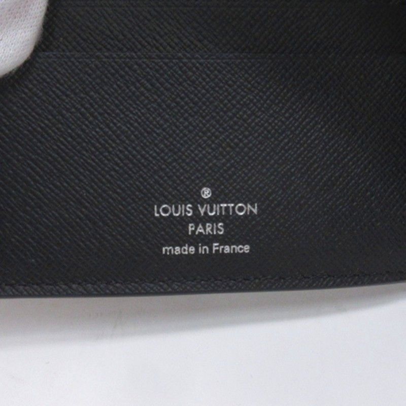 Louis Vuitton Damier Graphite Portefeuille Marco NM Fold Wallet N63336 Gray