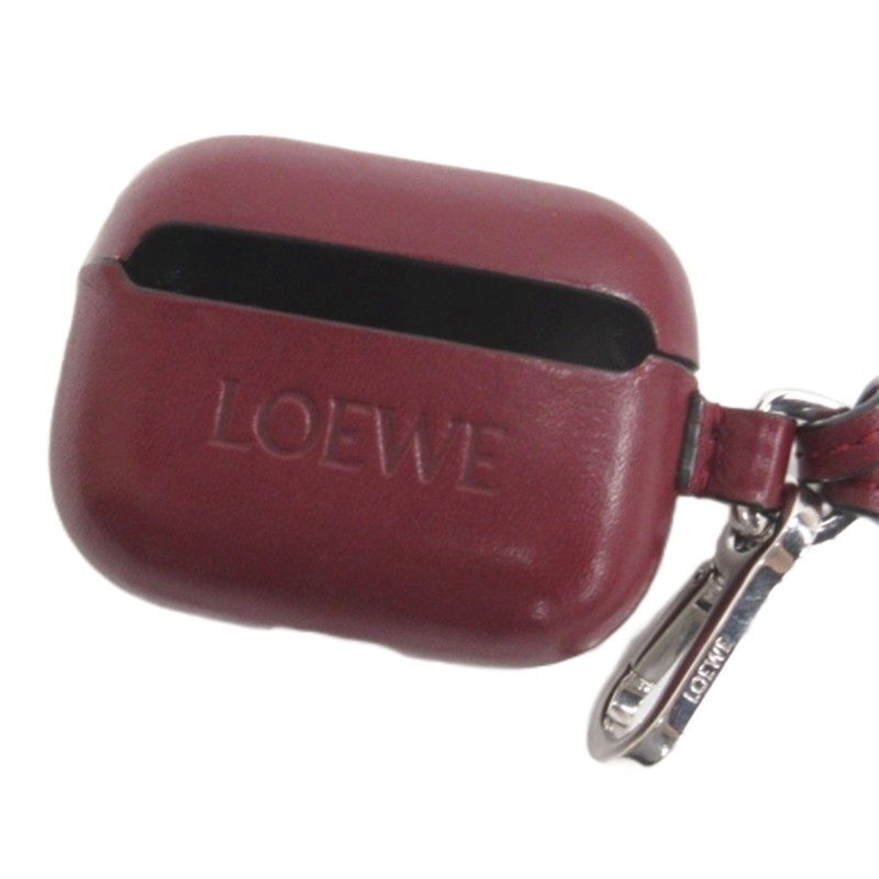 Loewe Anagram Airpods Pro Case For Airpods Pro Leather Bordeaux