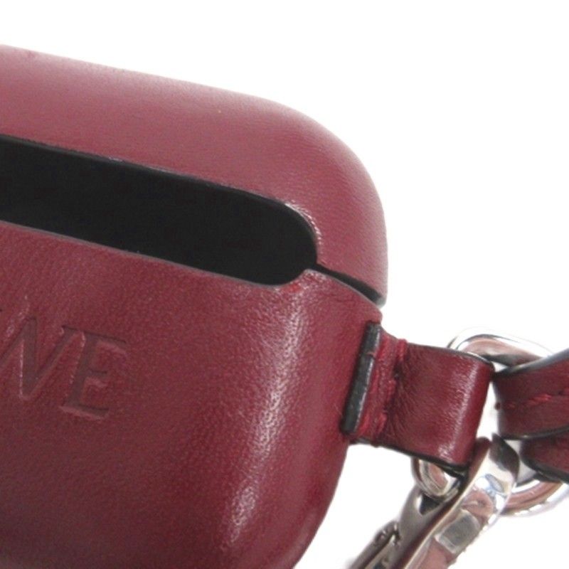 Loewe Anagram Airpods Pro Case For Airpods Pro Leather Bordeaux
