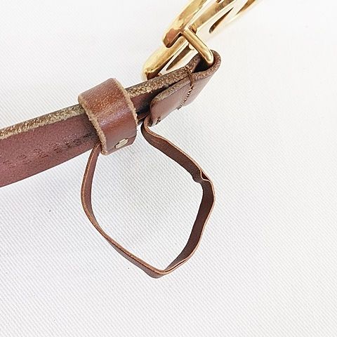 Gucci Belt GG Marmont Leather Brown Gold Color 80 32 AA