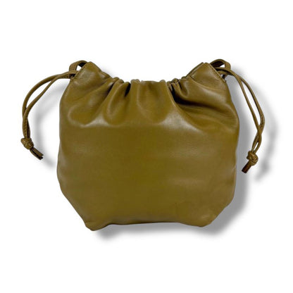 Loewe Mini Shoulder Bag Anagram Logo Nappa Leather Khaki Beige Flamenco Knot