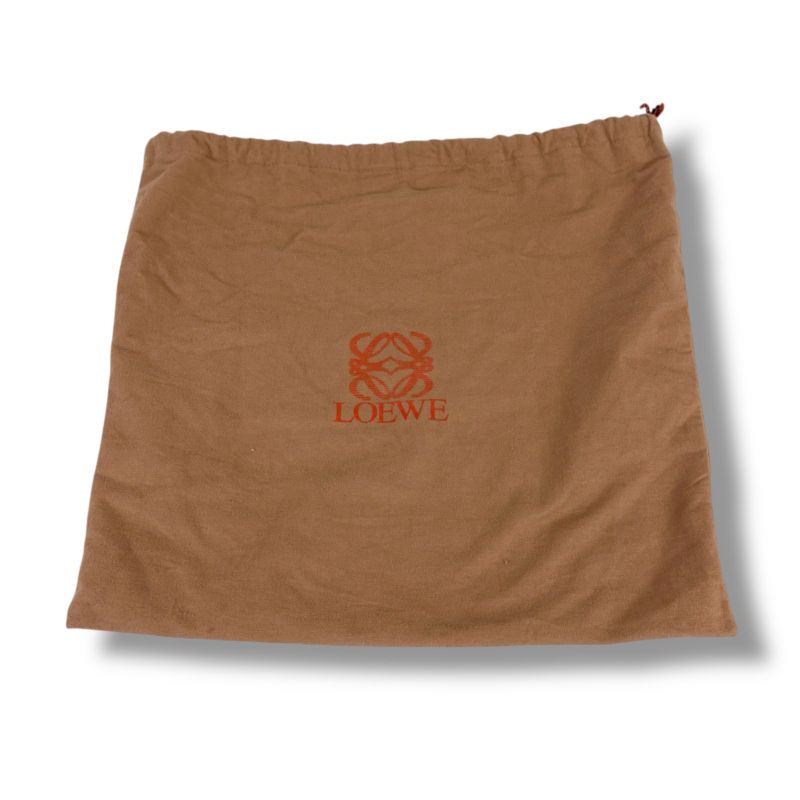 Loewe Mini Shoulder Bag Anagram Logo Nappa Leather Khaki Beige Flamenco Knot