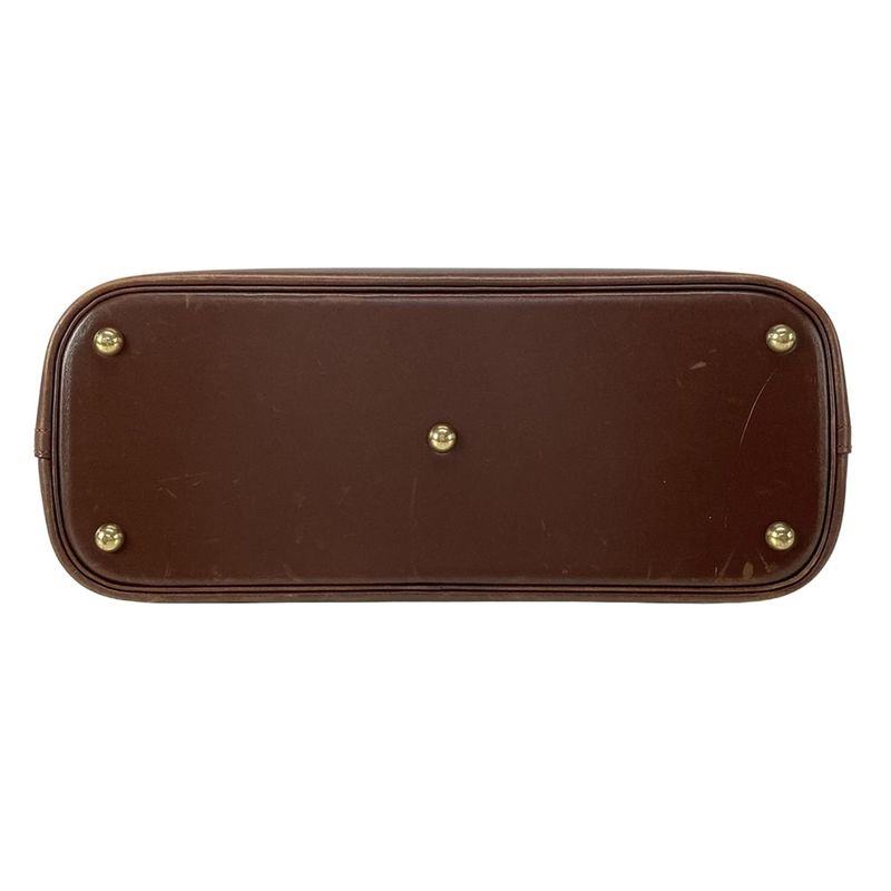 Hermes Bolide 37 Dark Brown Gold Hardware Handbag