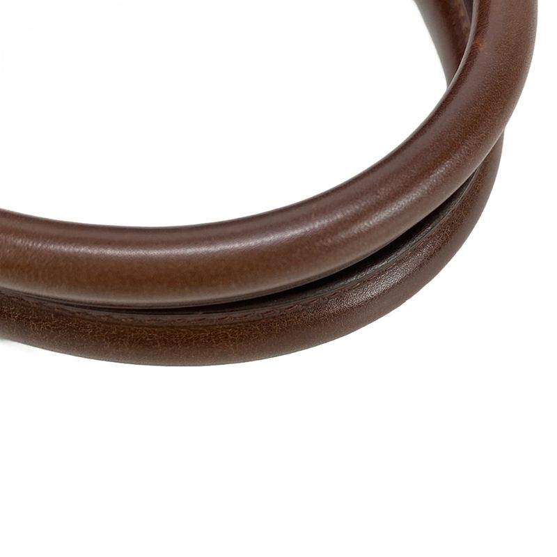 Hermes Bolide 37 Dark Brown Gold Hardware Handbag