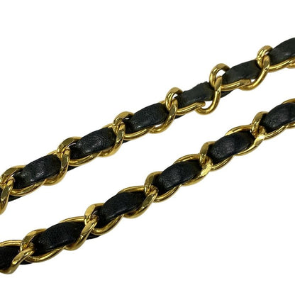 Chanel Shoulder Bag Matelasse Dark Green Chain Shoulder Gold Hardware Lambskin