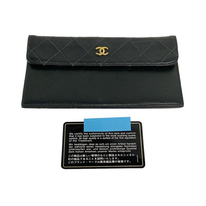 Chanel Shoulder Bag Matelasse Dark Green Chain Shoulder Gold Hardware Lambskin