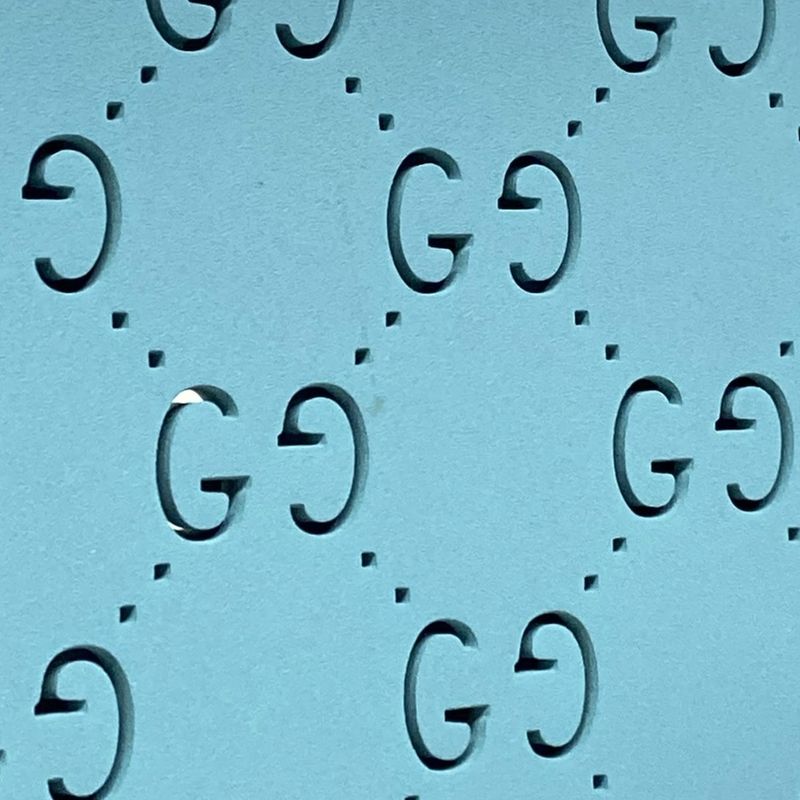 Gucci Tote Bag Excellent Condition Childrens GG Tote Bag 679365 Light Blue