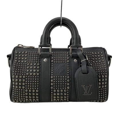 Louis Vuitton Handbag Men's Collection Keepall Bandoliere 25 M23794 Noir Black