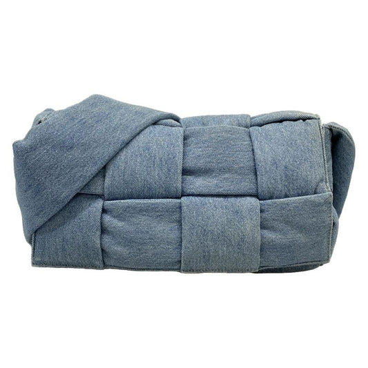 Bottega Veneta Shoulder Bag the Padded Tech Cassette Light Blue