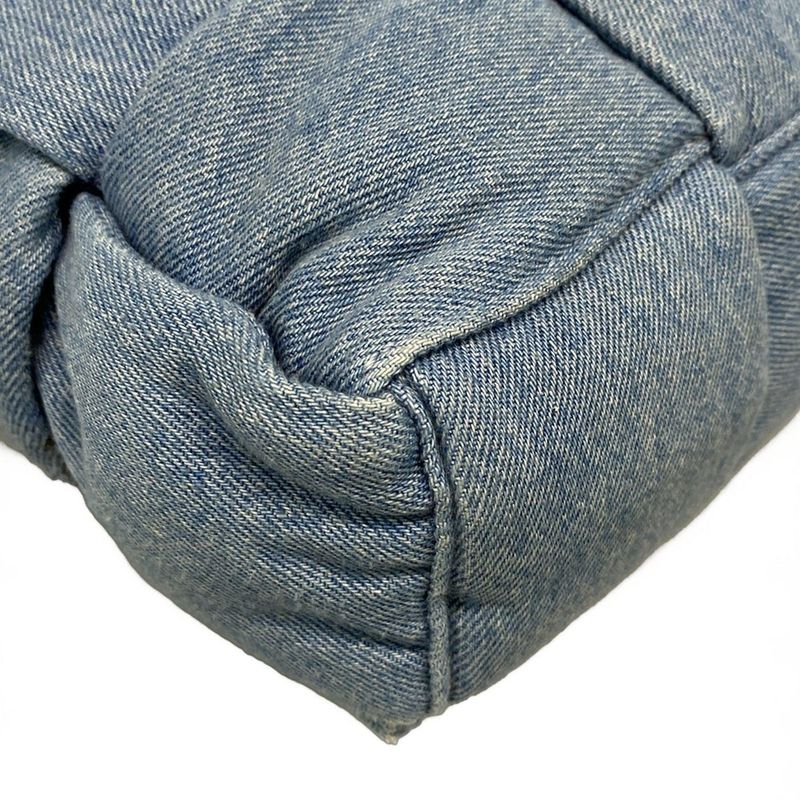 Bottega Veneta Shoulder Bag the Padded Tech Cassette Light Blue