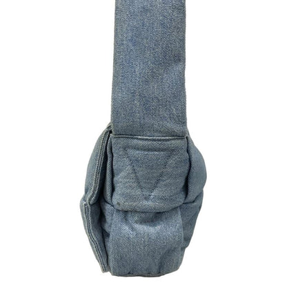 Bottega Veneta Shoulder Bag the Padded Tech Cassette Light Blue