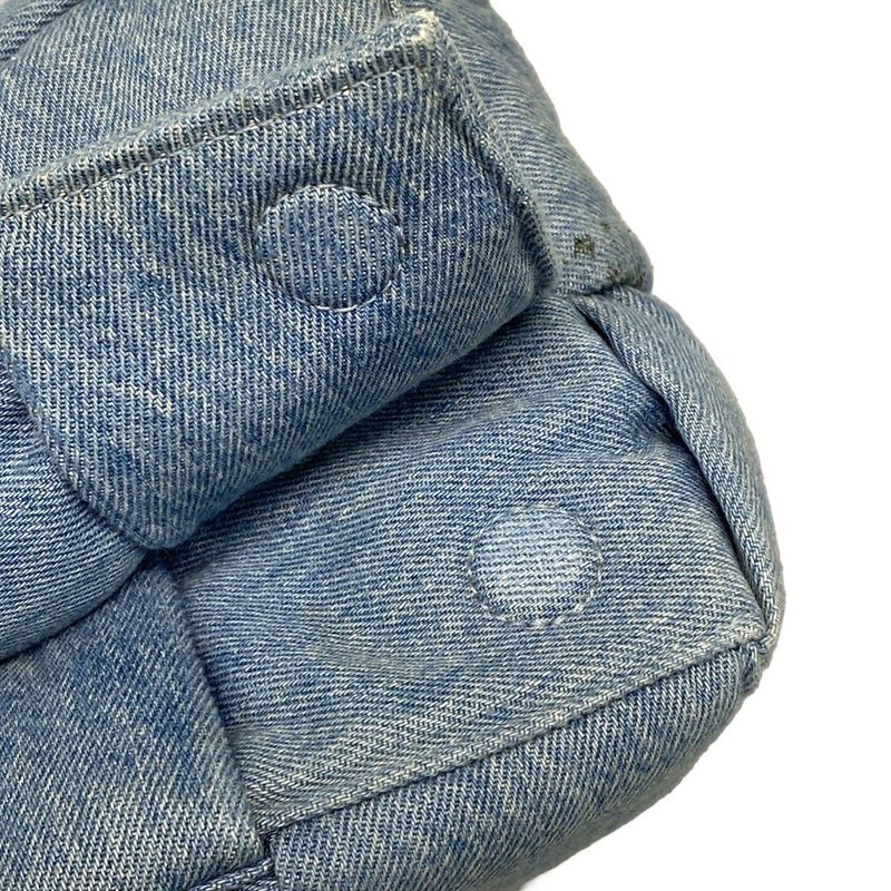 Bottega Veneta Shoulder Bag the Padded Tech Cassette Light Blue