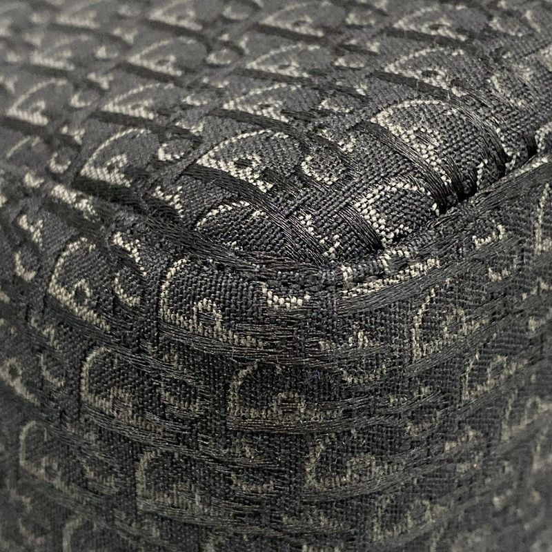 Dior Christian Dior Tote Bag Trotter Black and Gray Leather