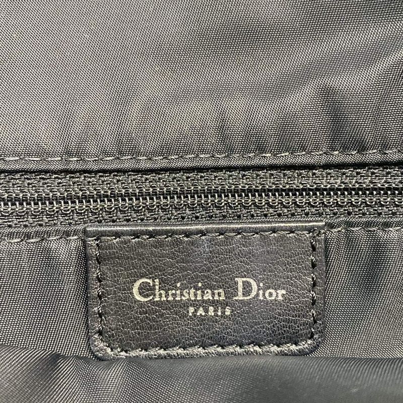 Dior Christian Dior Tote Bag Trotter Black and Gray Leather