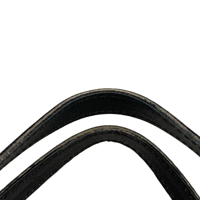 Dior Christian Dior Tote Bag Trotter Black and Gray Leather