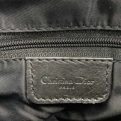 Dior Christian Dior Handbag Double Saddle Bag Black and Ivory Leather