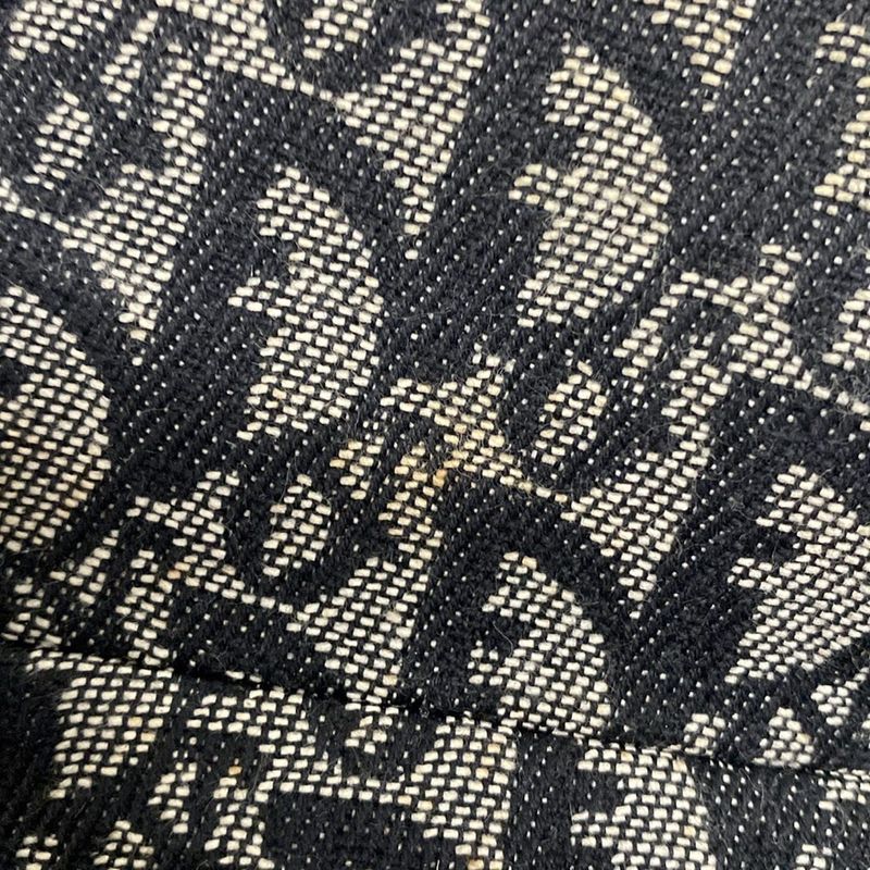 Dior Christian Dior Handbag Double Saddle Bag Black and Ivory Leather