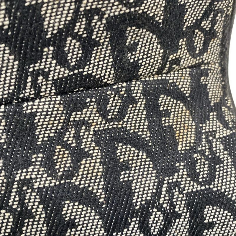 Dior Christian Dior Handbag Double Saddle Bag Black and Ivory Leather