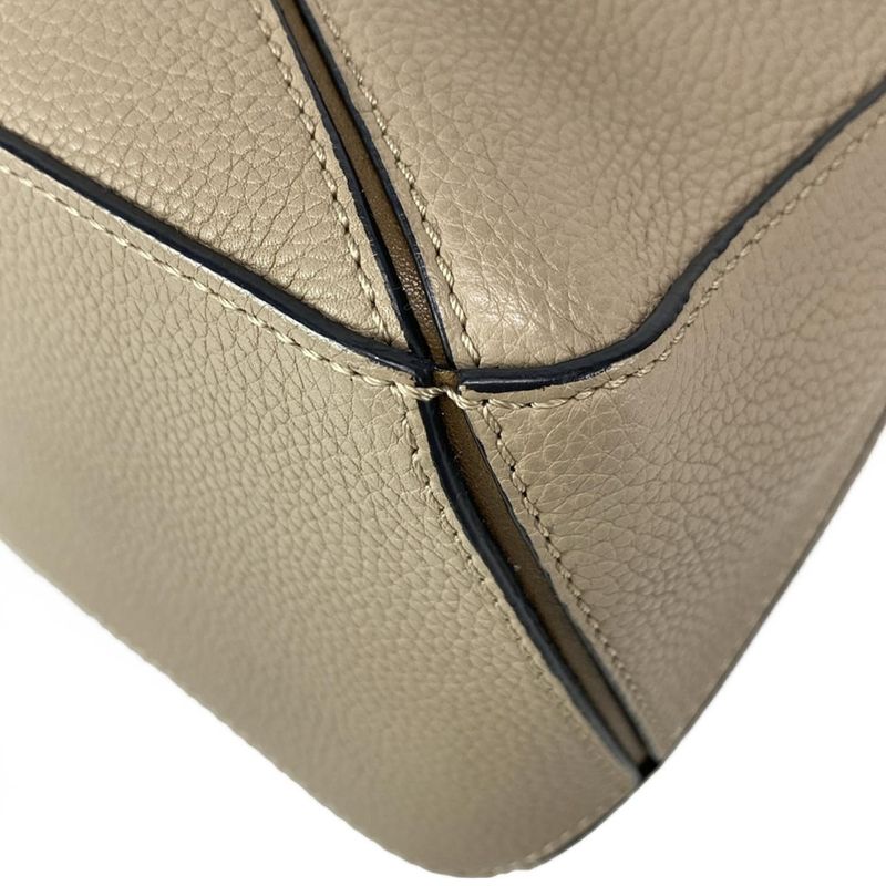 Loewe Handbag Puzzle Edge Bag Small Beige