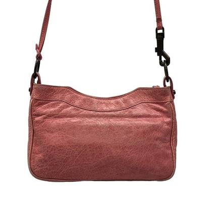 Balenciaga Shoulder Bag the Hip 242803 Pink Leather