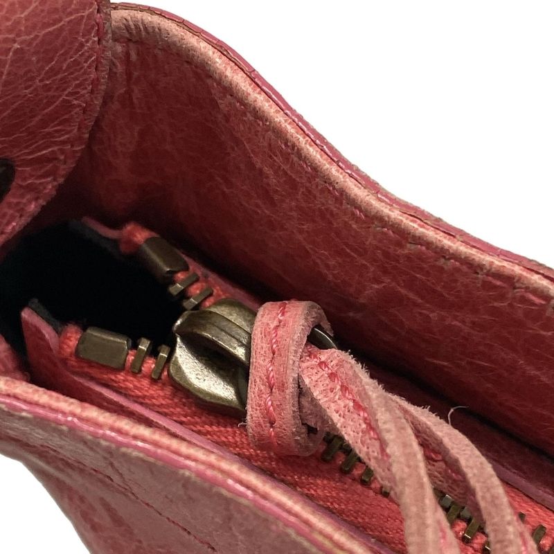 Balenciaga Shoulder Bag the Hip 242803 Pink Leather