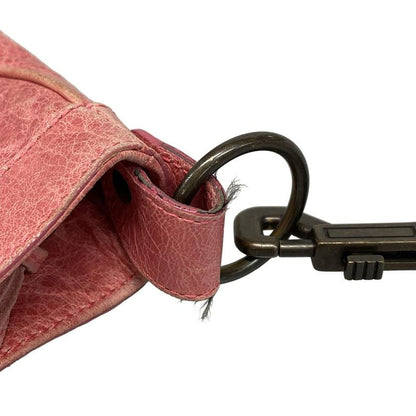 Balenciaga Shoulder Bag the Hip 242803 Pink Leather