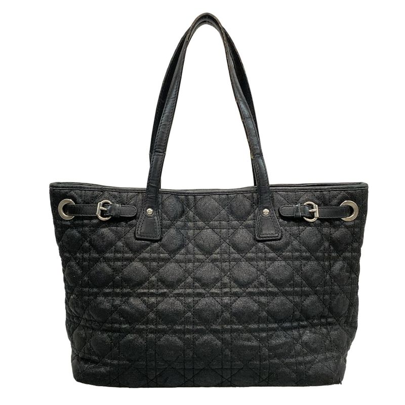 Dior Christian Dior Tote Bag Panarea Black Leather