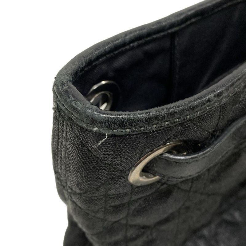Dior Christian Dior Tote Bag Panarea Black Leather