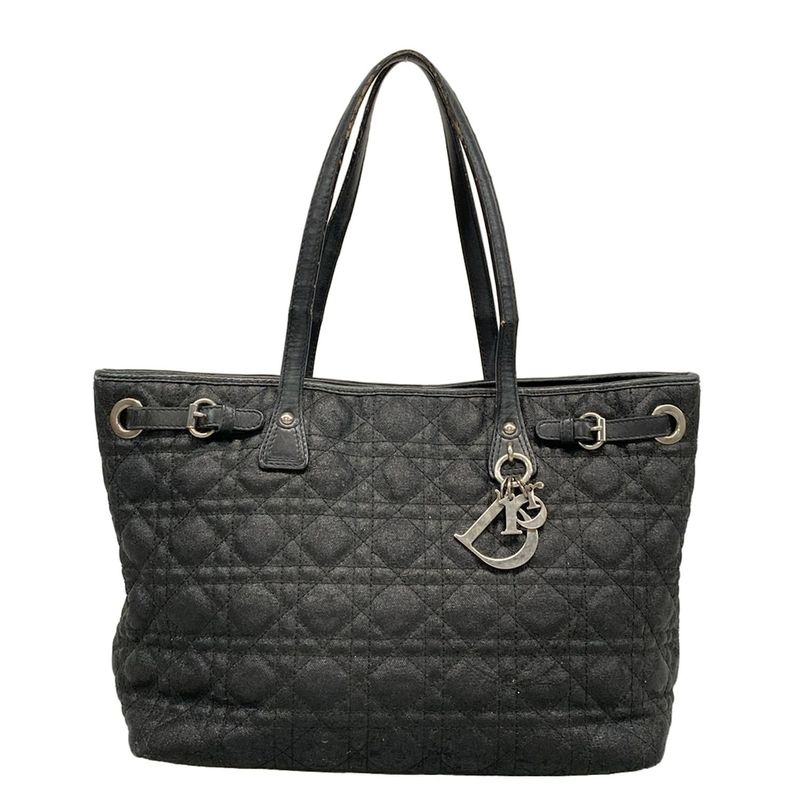 Dior Christian Dior Tote Bag Panarea Black Leather