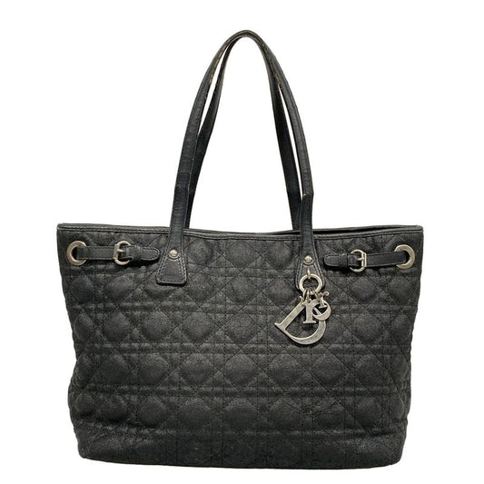 Dior Christian Dior Tote Bag Panarea Black Leather