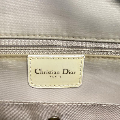 Dior Christian Dior Handbag Double Saddle Bag Gray and Ivory Leather